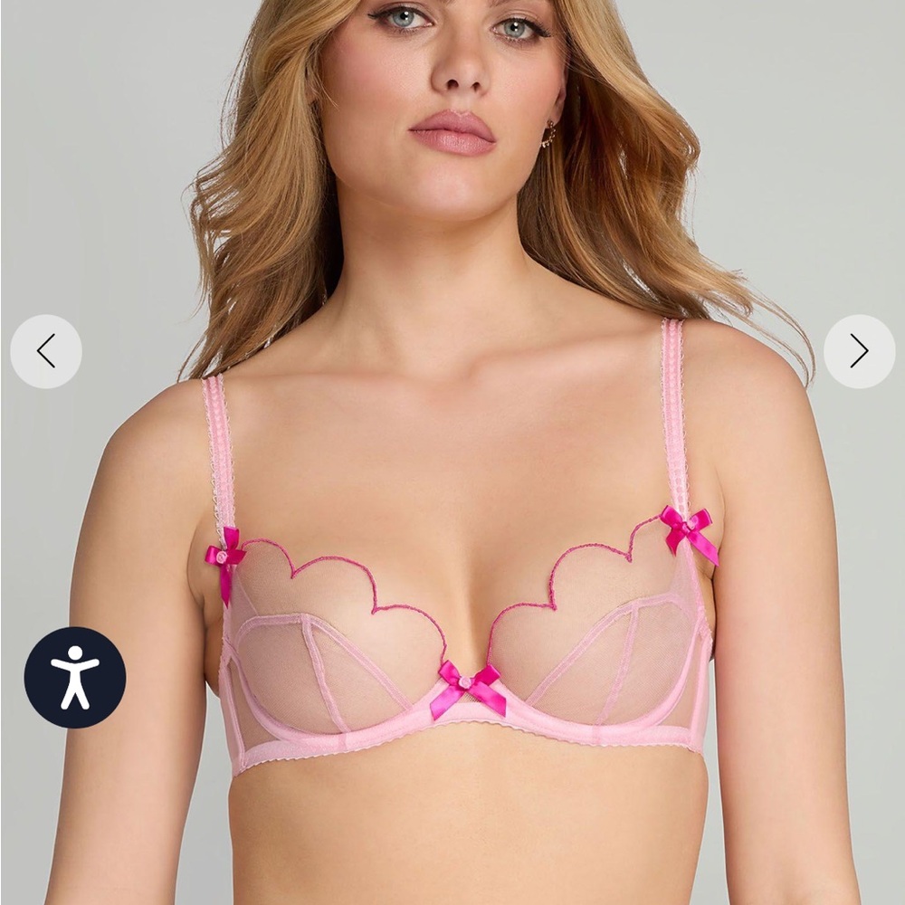 Pink Sheer Lorna Bra